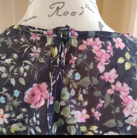 Shake Floral Sheer Dress - Picture 5 of 8